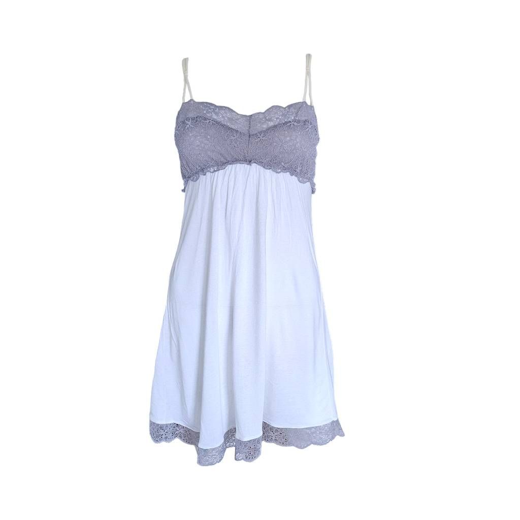 Coquette Lace Babydoll Slip Dress